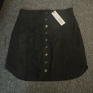 Alright Alright Faux Suede Skirt by BB Dakota